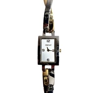 DKNY Women’s Stainless Steel Watch two tone silver/gold